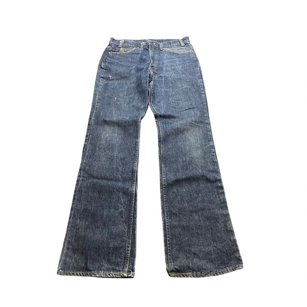 Vintage Levi's 517 Orange Tab Jeans 20517 0217 34x33 Men's Boot Cut